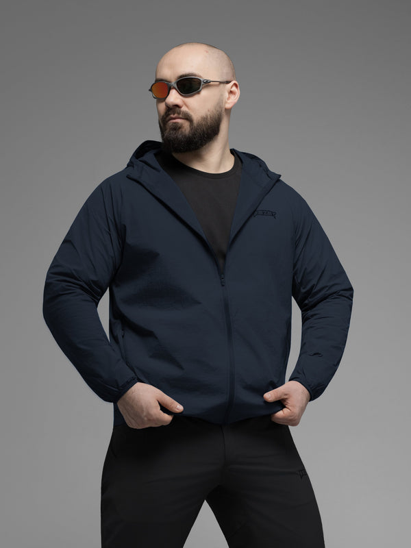 Куртка вітрівка BEZET Solguard UV 100 синій