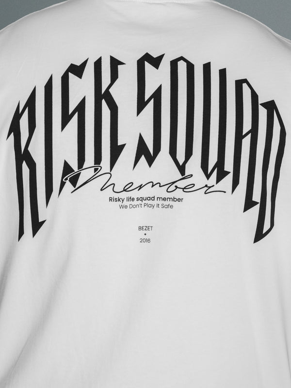Футболка BEZET RISK SQUAD білий