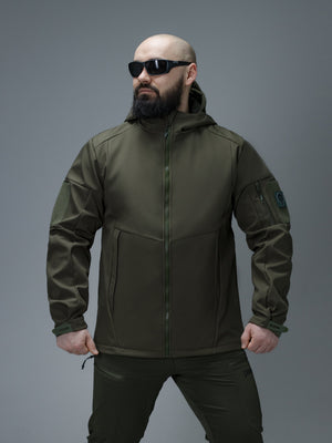 Куртка Softshell BEZET Робокоп GEN.III хакі