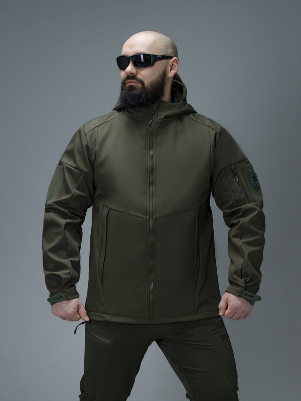 Куртка Softshell BEZET Робокоп GEN.III хакі