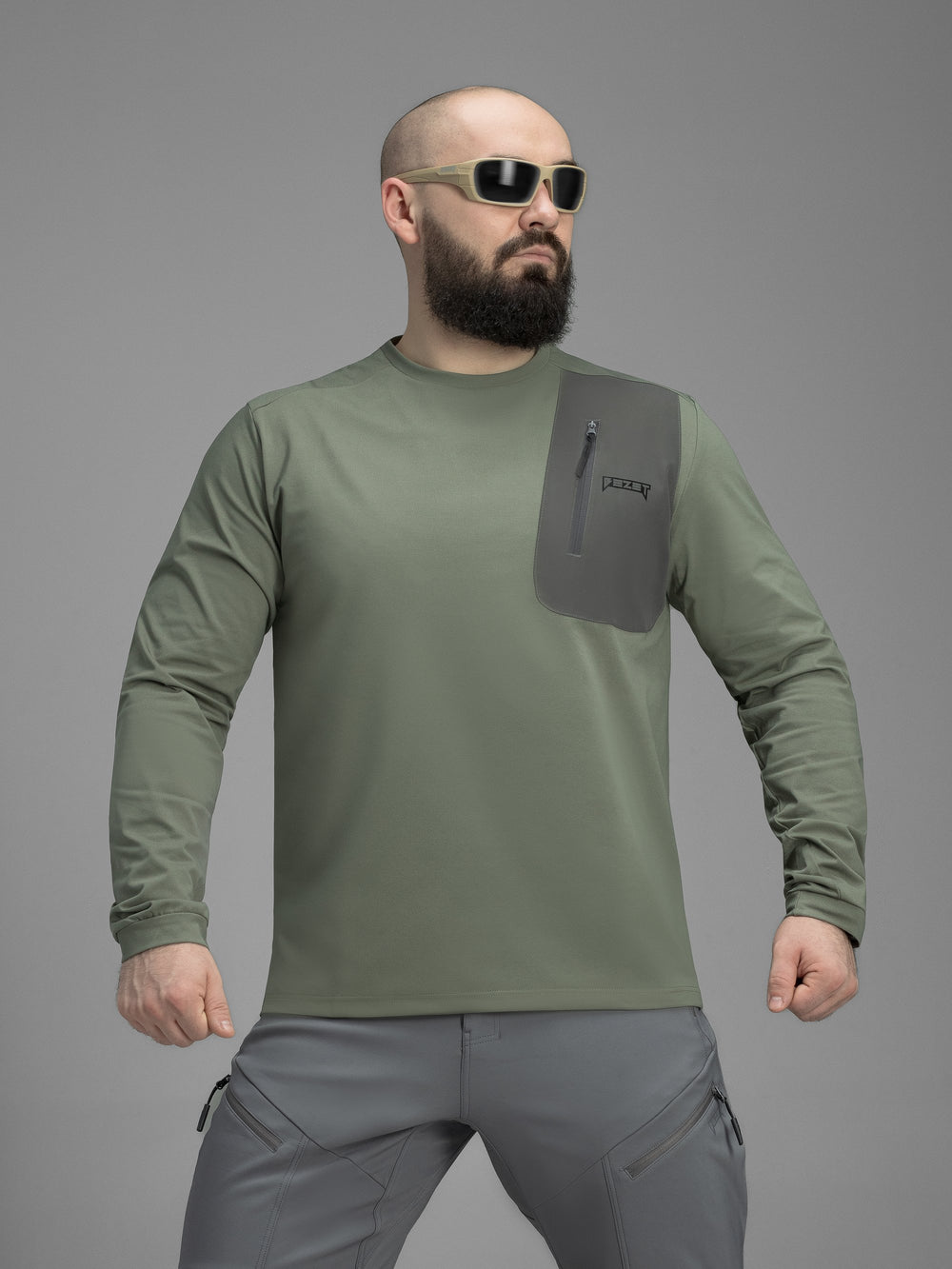 Кофта BEZET ActiveFlex хакі