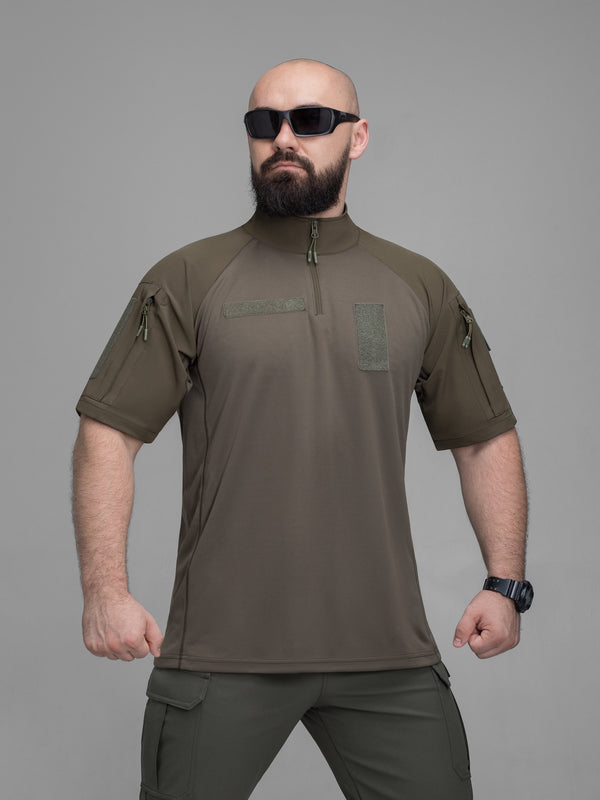 Футболка тактична бойова BEZET Combat хакі