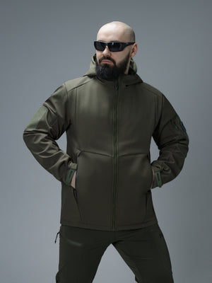 Куртка Softshell BEZET Робокоп GEN.III хакі