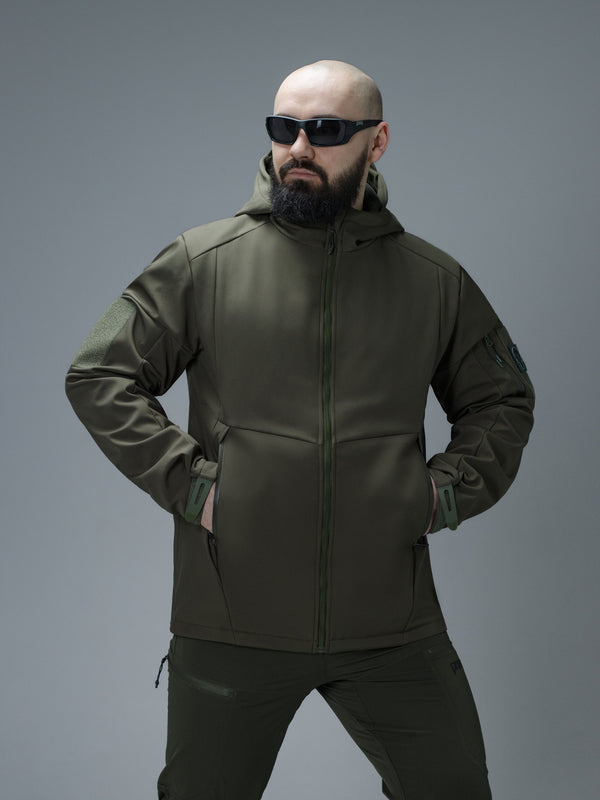 Куртка Softshell BEZET Робокоп GEN.III хакі