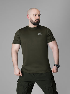 Футболка швидкосохнуча тактична BEZET Basic хакі