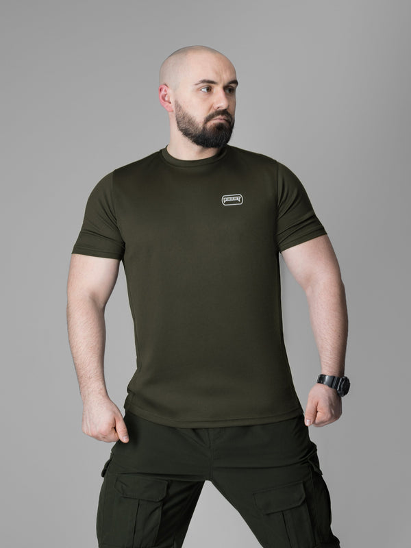 Футболка швидкосохнуча тактична BEZET Basic хакі