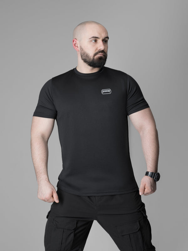 Футболка швидкосохнуча тактична BEZET Basic чорний