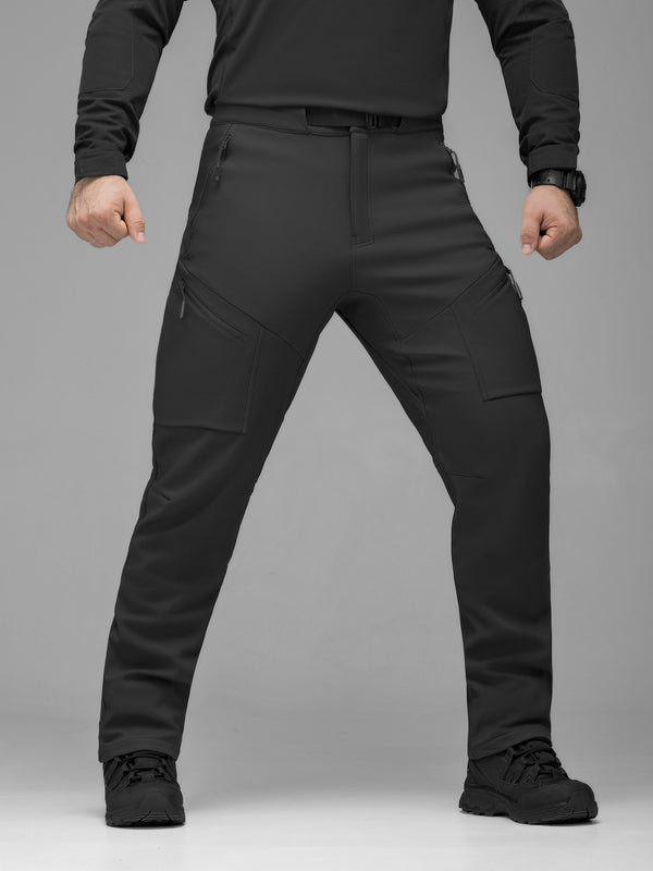 Штани карго тактичні Softshell BEZET Techwear чорний