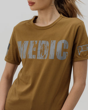 Футболка жіноча BEZET Medic койот