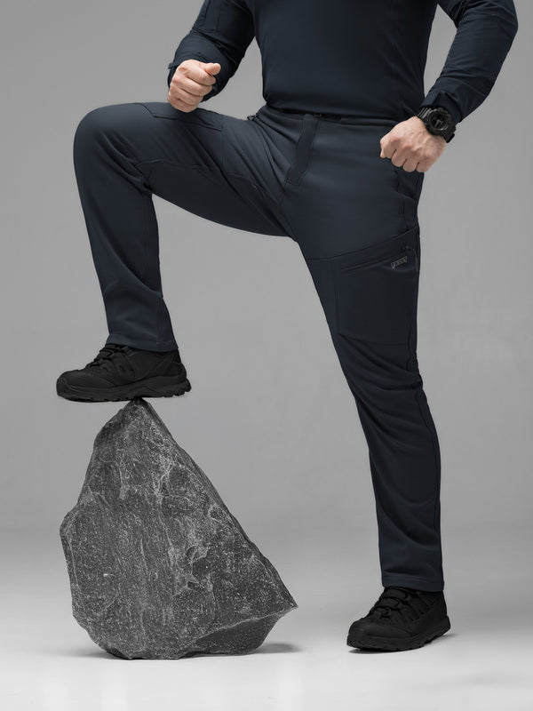 Штани карго тактичні Softshell BEZET Techwear синій