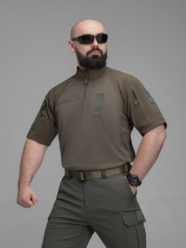Футболка тактична бойова BEZET Combat хакі