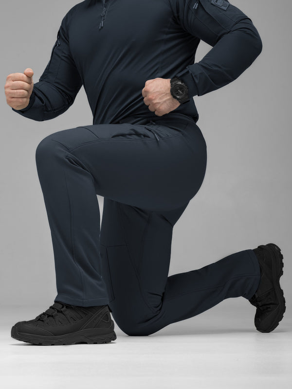 Штани карго тактичні Softshell BEZET Techwear синій