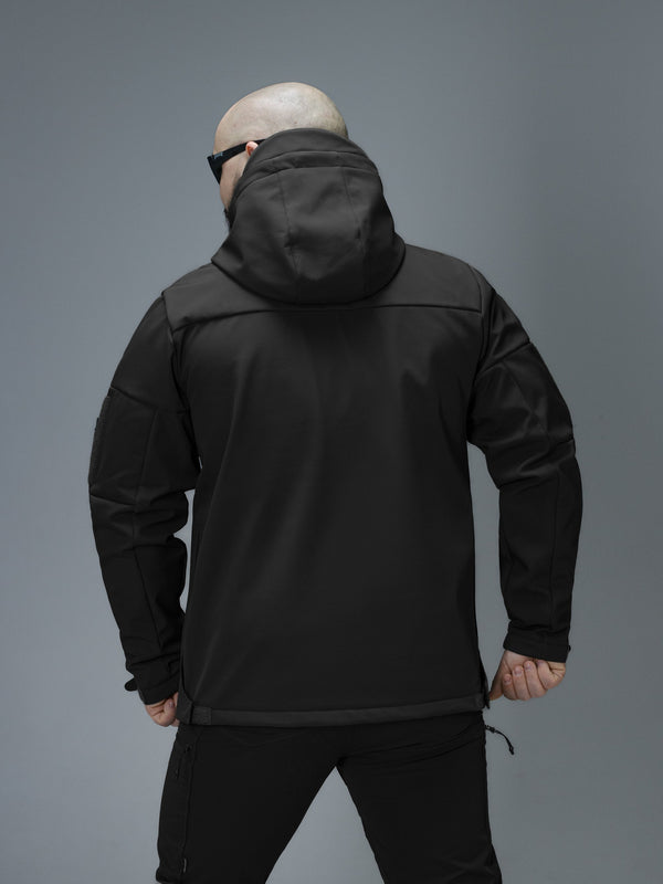 Куртка Softshell BEZET Робокоп GEN.III чорний