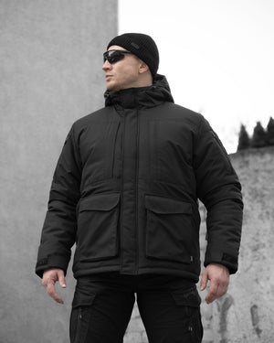 Куртка тактична зимова BEZET SnowPatrol чорний