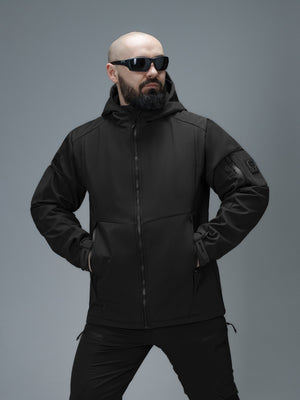 Куртка Softshell BEZET Робокоп GEN.III чорний