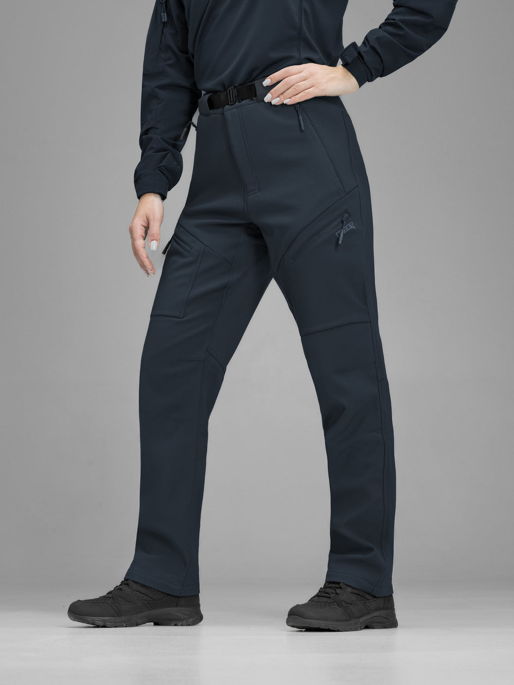 Штани карго тактичні жіночі Softshell BEZET Techwear синій