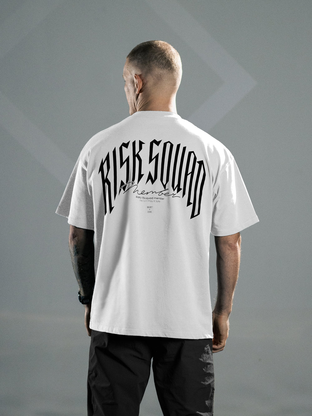 Футболка BEZET RISK SQUAD білий