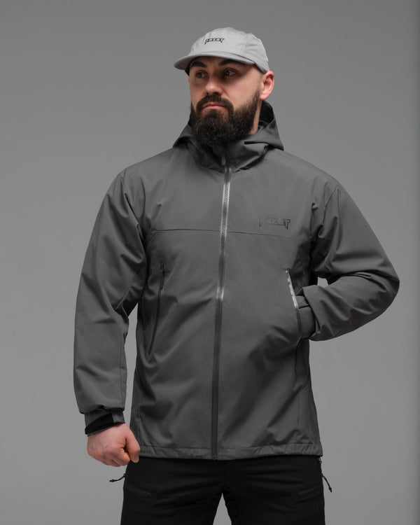 Куртка вітрівка BEZET WindBreaker сірий