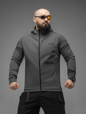Куртка вітрівка BEZET Apex сірий
