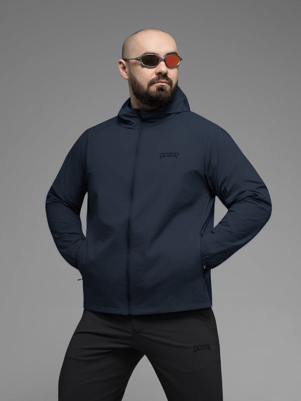 Куртка вітрівка BEZET Solguard UV 100 синій