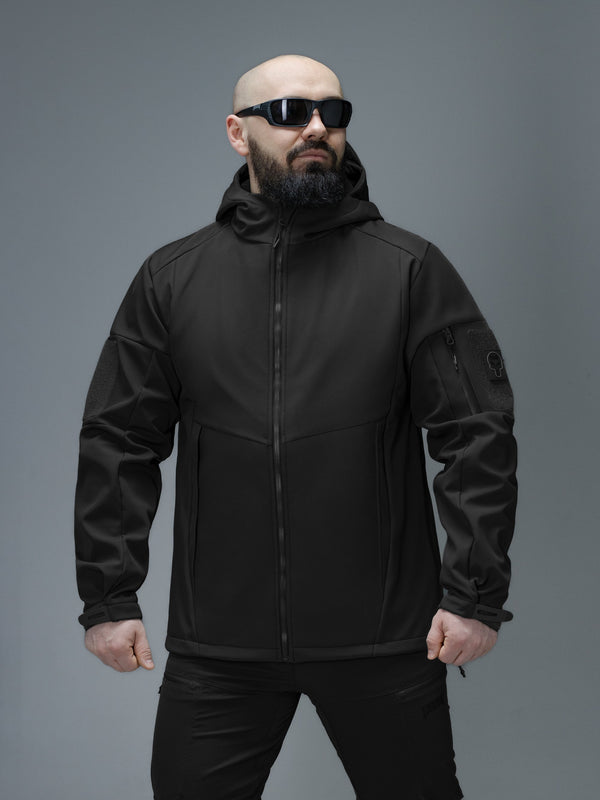 Куртка Softshell BEZET Робокоп GEN.III чорний