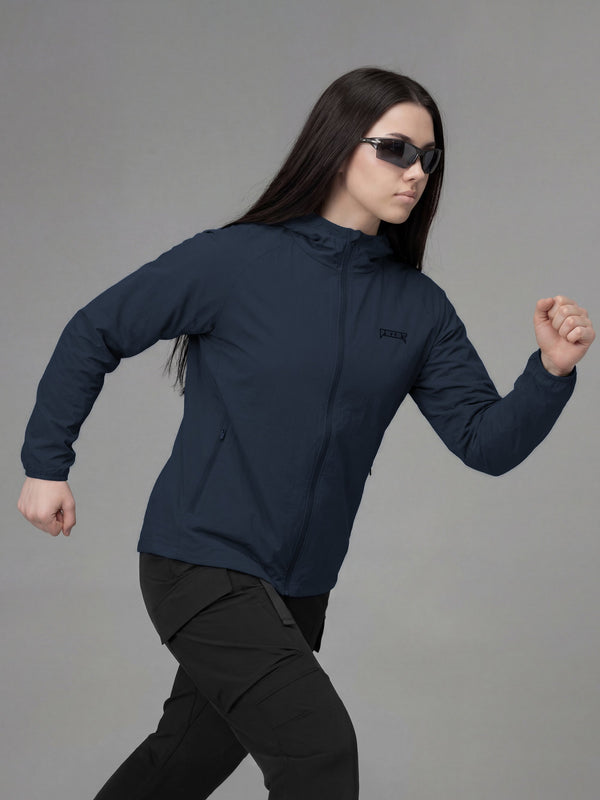 Куртка вітрівка жіноча BEZET Solguard UV 100 синій