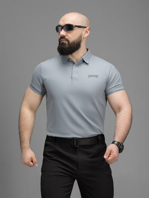 Футболка поло BEZET Air-wave сірий