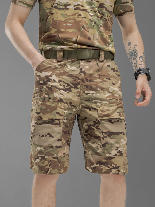 Шорти карго тактичні BEZET Military мультикам