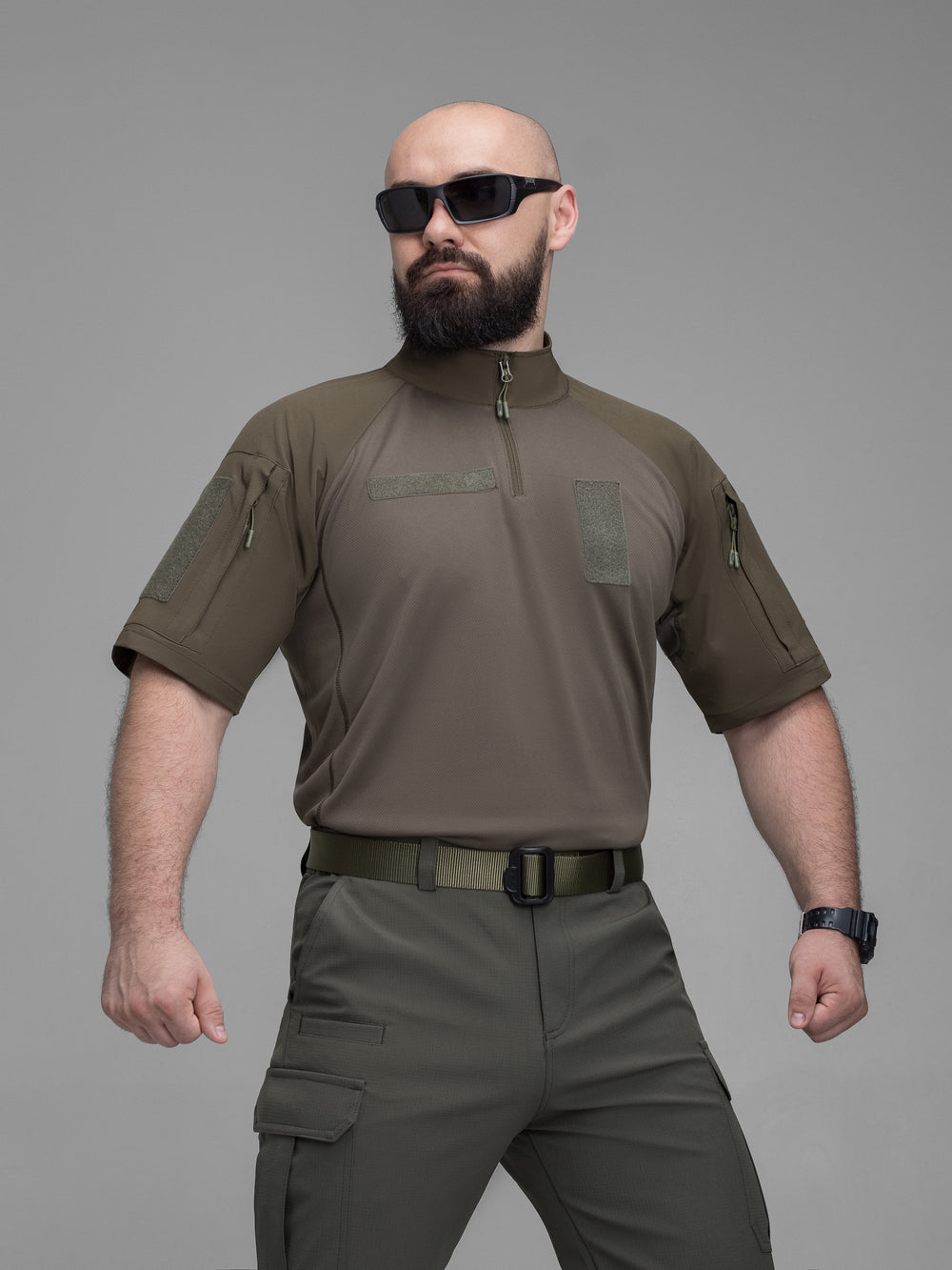 Футболка тактична бойова BEZET Combat хакі