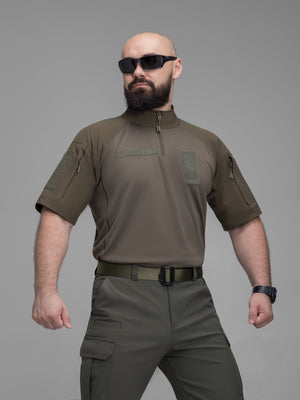 Футболка тактична бойова BEZET Combat хакі