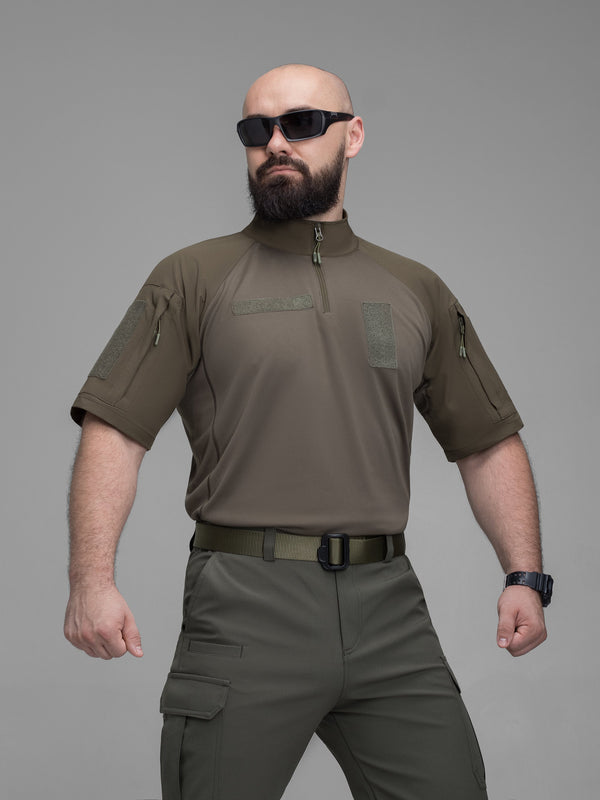 Футболка тактична бойова BEZET Combat хакі