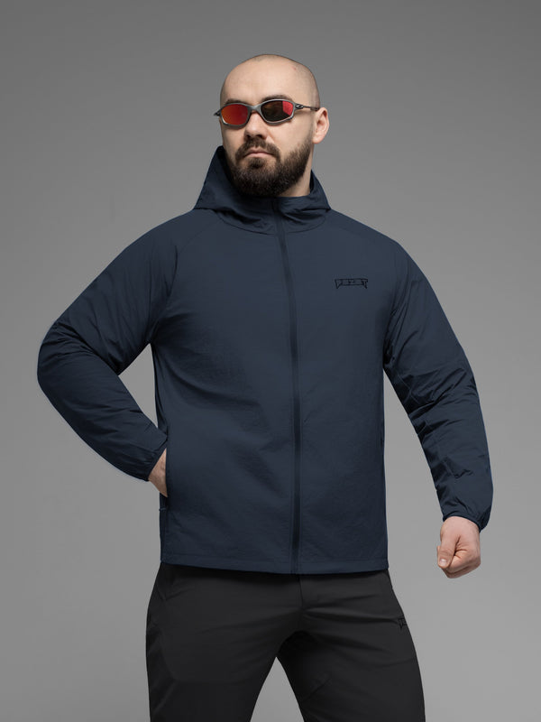 Куртка вітрівка BEZET Solguard UV 100 синій