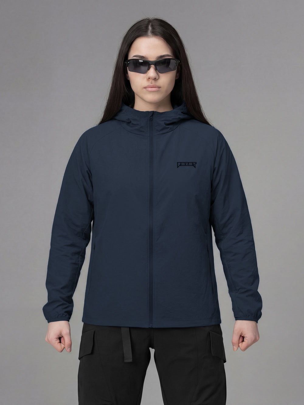 Куртка вітрівка жіноча BEZET Solguard UV 100 синій
