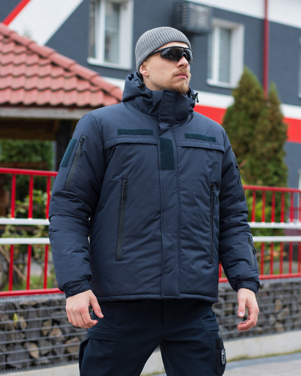Куртка тактична зимова BEZET Rescuer синій