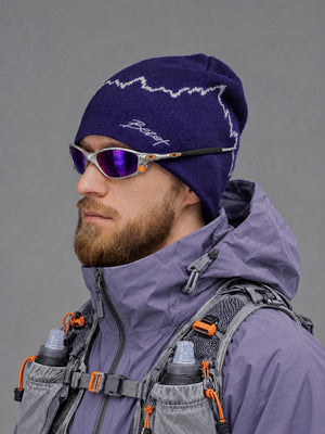 Шапка в'язана BEZET Alpine фіолетовий