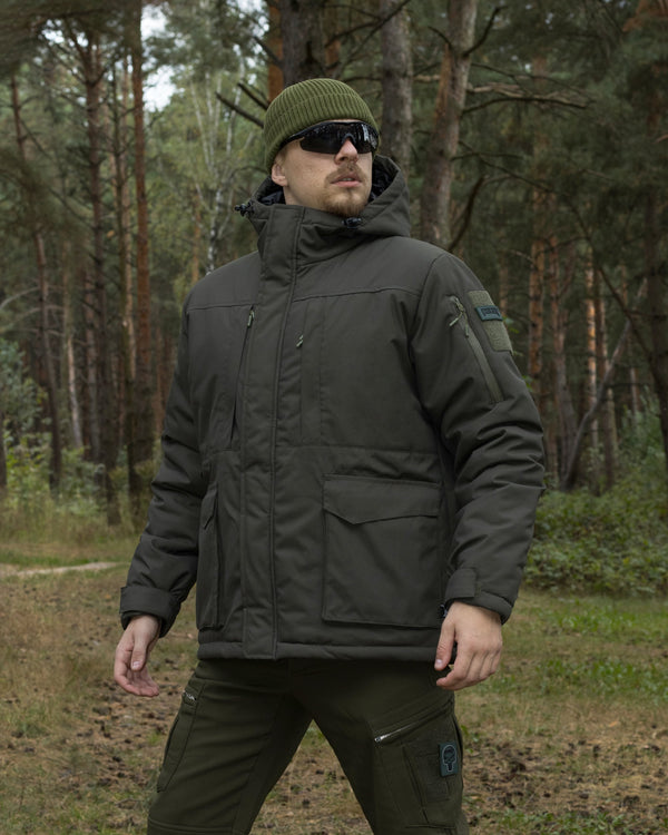 Куртка тактична зимова BEZET SnowPatrol хакі