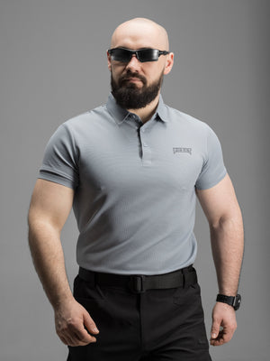 Футболка поло BEZET Air-wave сірий