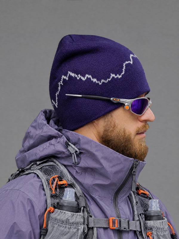 Шапка в'язана BEZET Alpine фіолетовий