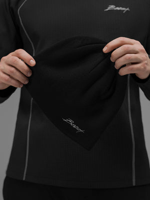 Шапка в'язана жіноча BEZET Minimalist чорний