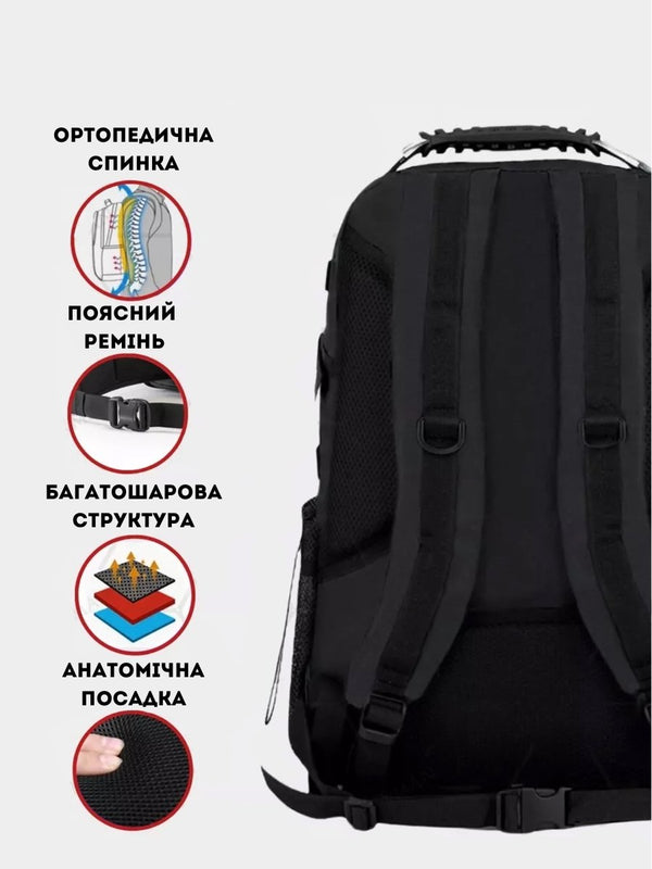 Рюкзак тактичний BEZET Commando чорний