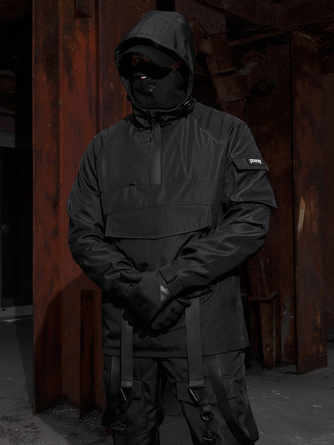 Zestaw Jedi czarny (Anorak, spodnie Cargo, maska)