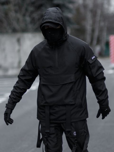 Zestaw Jedi czarny (Anorak, spodnie Cargo, maska)