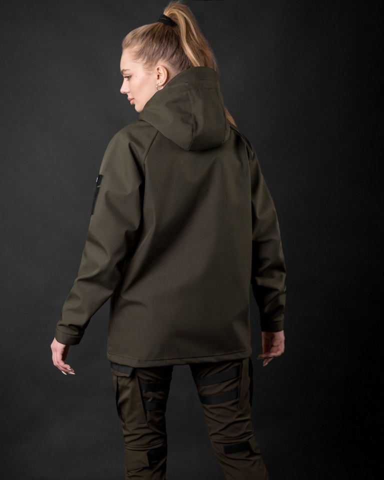 Softshell jacket for women Omega khaki– bezet.com