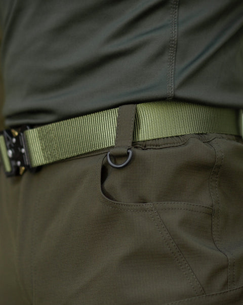 Men's Echelon khaki tactical cargo shorts